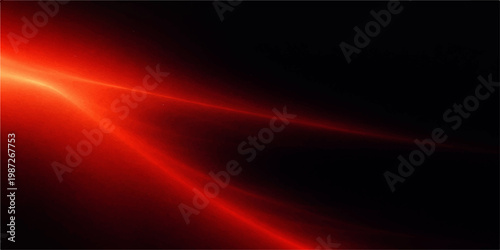 A glowing red wave of energy with digital light rays and dark motion lines creates an abstract art backdrop for this modern wallpaper design