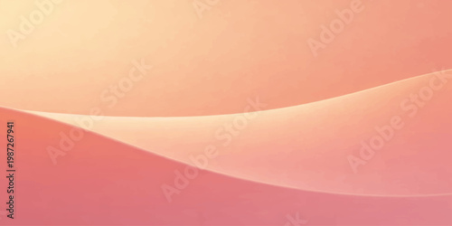 An artistic abstract red background with flowing orange waves and yellow gradient light creates a bright silk texture pattern of decorative curved lines for a modern vector wallpaper illustration