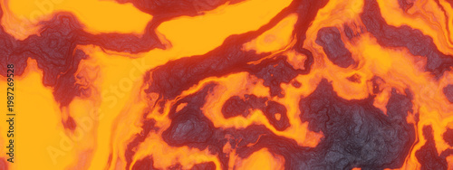 Abstract volcanic lava background. Molten rock
