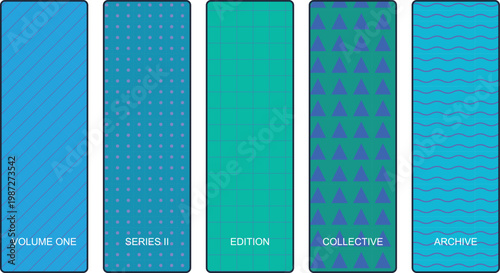 Curated compilation of distinct vector backgrounds featuring various contemporary geometric designs and textures