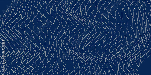 Mesh texture for fishing nets. Seamless patterns for sportswear or soccer goals, volleyball nets, basketball hoops, and modern abstract art.