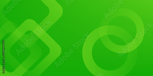 Abstract green circle background trendy. Fluid shapes composition. vector