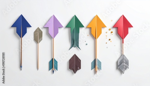 Origami arrows