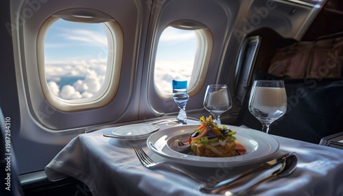 First Class Dining Experience High Above The Clouds