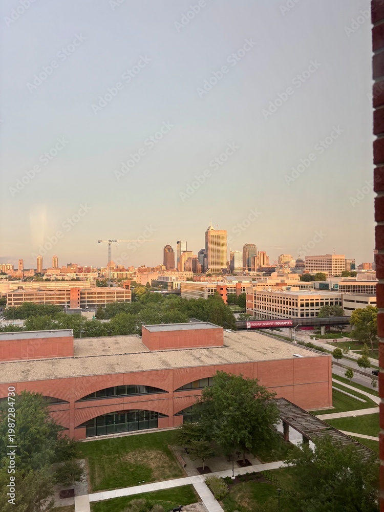 Obraz premium view of indianapolis
