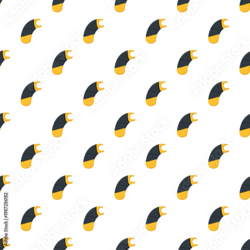 Stun gun weapons forming a seamless repeating pattern for security and protection concept