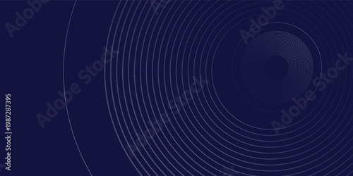 Abtstract background blue and navy gradation. circle effect style modern simple design texture art vector fashion light soft template