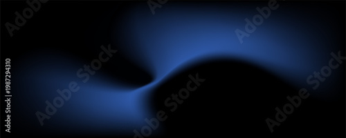 Abstract dark blue blurry gradient mesh background. Vector eps10