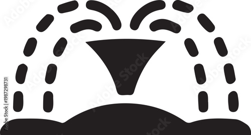 Irrigation vector design Agricultural element icon art illustrator