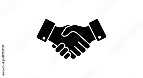 Handshake agreement and partnership concept.