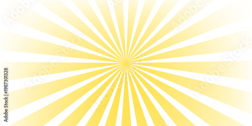Radiant Sun Rays Transparent Background Vector. Bright Sunburst Light Effect, Starburst Graphic Design for Summer, Comic, or Promotion