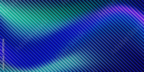 A mesmerizing abstract image featuring vertical lines in a gradient of colors including red, green, blue, and purple hues on a dark background