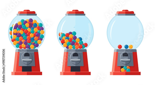 Gumball Machine Candy Dispenser Collection