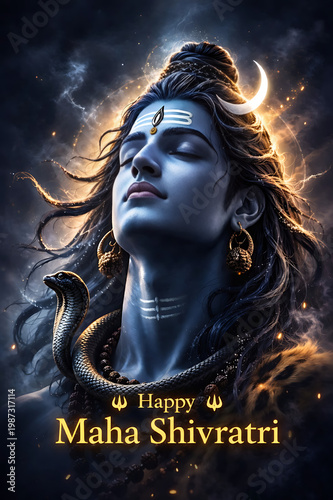 Celebrate Mahashivratri with Shiv Shankar Mahadev Nilkanth Bholenath and Mata Parvati Shivshakti divine union love devotion strength and cosmic energy