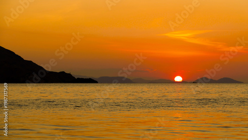Obraz na płótnie Komodo National Park: Rugged Savannas, Pink Beaches, and the Legendary Dragons