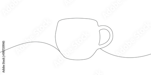 Hot tea cup with steam rising in ceramic mug on saucer, cozy warm beverage concept, minimal clean background, relaxing drink for morning or evening, aromatic tea presentation, comforting lifestyle ill