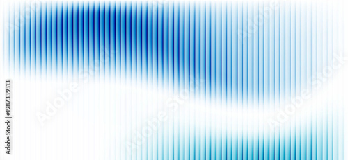 Abstract blue ripple glass effect background with glowing white light leaks gradient, modern banner header fashion backdrop wallpaper web design