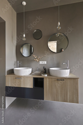 Modern bathroom interior