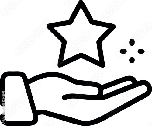 A black silhouette of a dog with a collar and four spots