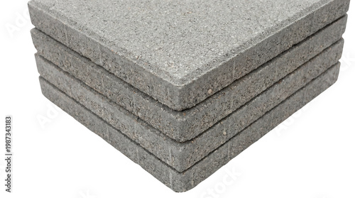 Stack of Paving Stones for Construction and Landscaping Projects.