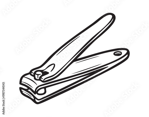 Compact personal manicure and hygiene accessory. Travelfriendly metal clipper with lever and precise cutting edge. Durable metal nail cutter with lever mechanism designed for personal grooming on go