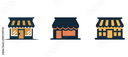 vector illustration of store
