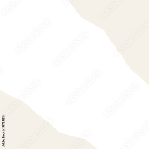 A torn black piece of paper against a white background