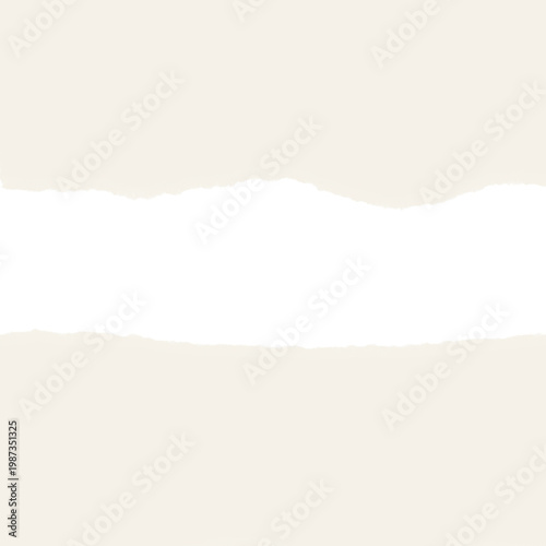 A torn paper background with a black and white color scheme