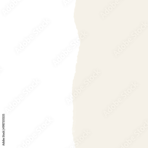 A torn piece of paper with a black and white background