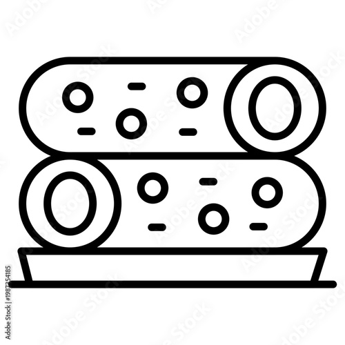 Swiss roll Icon