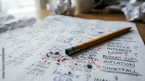 Wallpaper Mural Business Planning, Financial Analysis, Workspace, Document, Desk, Close-Up, Budgeting Strategies Torontodigital.ca