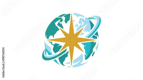 Global Navigation Compass Logo