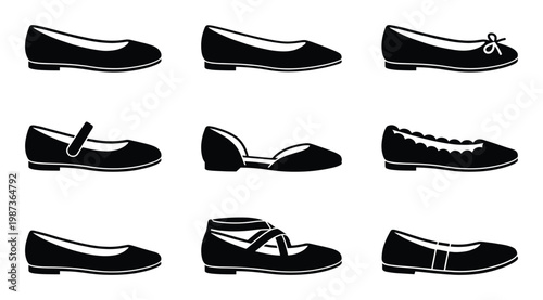 Ballet flats collection with various styles of feminine slip on shoes for daily wear and comfort use