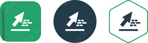 Waterproof symbol icons set, moisture resistant vector signs, flat design for packaging and product labels