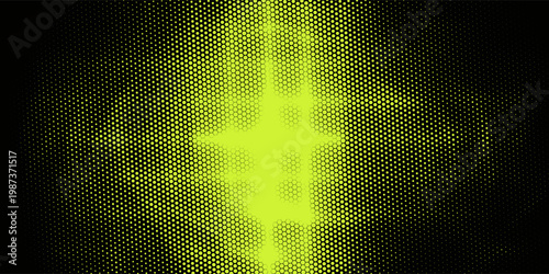 Punk grange background with acid green motion light effect. 90s rave aesthetics. Vector overlay surface.