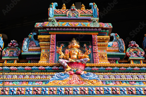 India Colorful temple in thailand