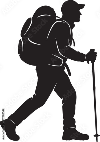 High-quality cinematic shot of a professional photographer capturing a breathtaking mountain sunset with a tripod and DSLR camera