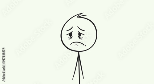 A simple line drawing of a puzzled businessman with a question mark.