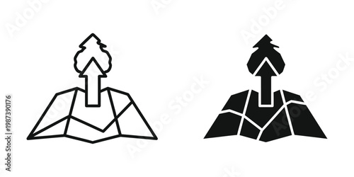 Illustration comparing an open book with a person and a closed book with a shadowy figure