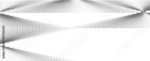 A grayscale illustration of distorted waves on a flat surface