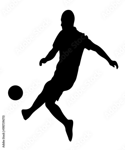 football player silhouette vector
