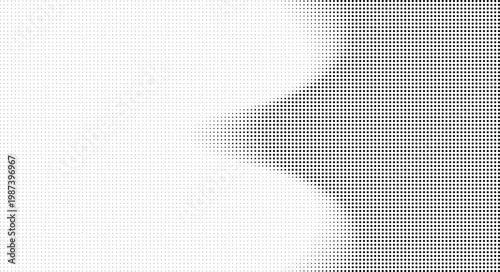 Abstract halftone portrait of a face isolated on transparent background