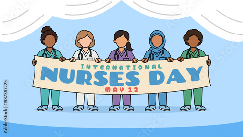 Honoring the diverse global heartbeat of healthcare. A vibrant tribute to the dedicated nursing professionals who provide compassionate care across every culture and community. Happy Nurses Day.