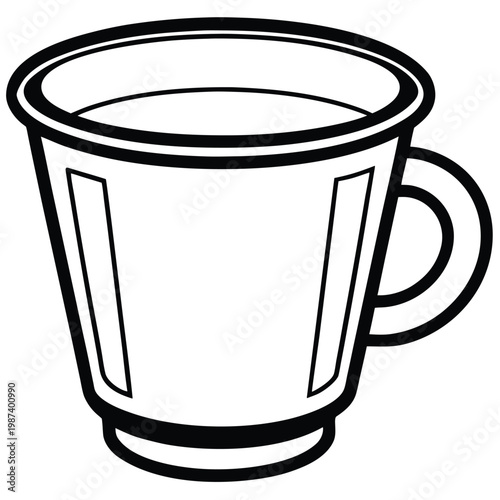 Coffee cup icon set. Cups of coffee tea collection. Hot drink icon. Disposable cup. Cup coffe with steam. Flat style - stock vector.