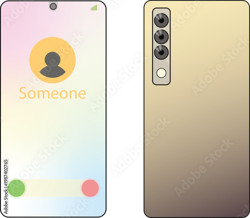 android smart phone vector