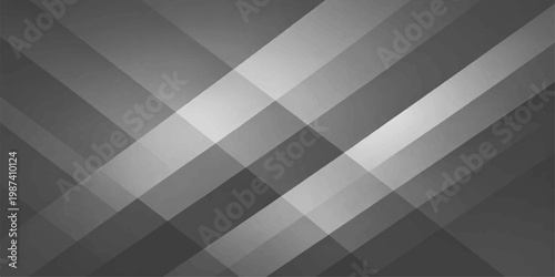 Seamless 3d geometric abstraction featuring a silver metal texture background with grey square cube patterns and a gradient light design for a professional business wallpaper template