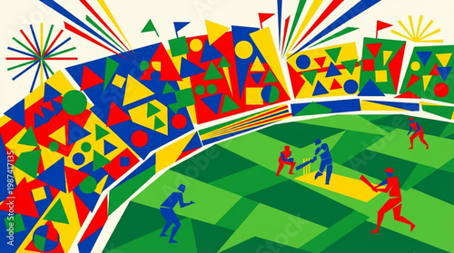 People Playing Soccer on Green Field.