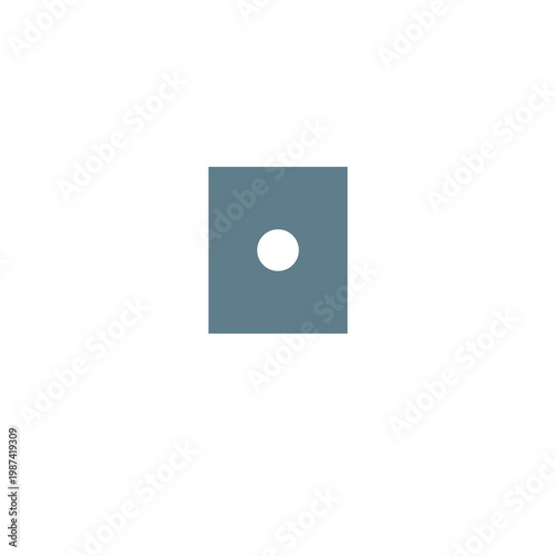 A sleek 3d vector illustration of a blank dvd and cd disc next to a media box with a web play button icon and computer power symbol design