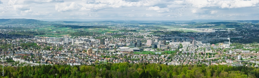 Fototapeta premium Seebach Oerlikon Opfikon