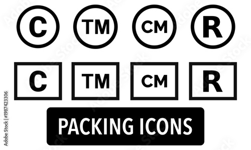 COPYRIGNT-Trademark-Registered-CM MARK VECTOR